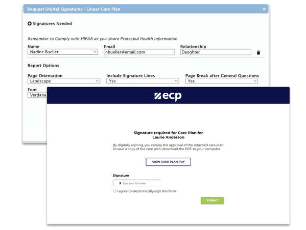 digital signatures for residents' care plans digital signatures for residents' care plans